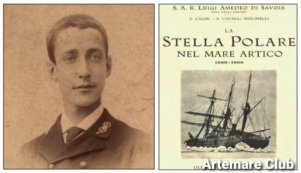 Un giovane Duca d'Aosta nella Regia Marina e il suo libro sulla Stella Polare collezione Artemare Club.jpg