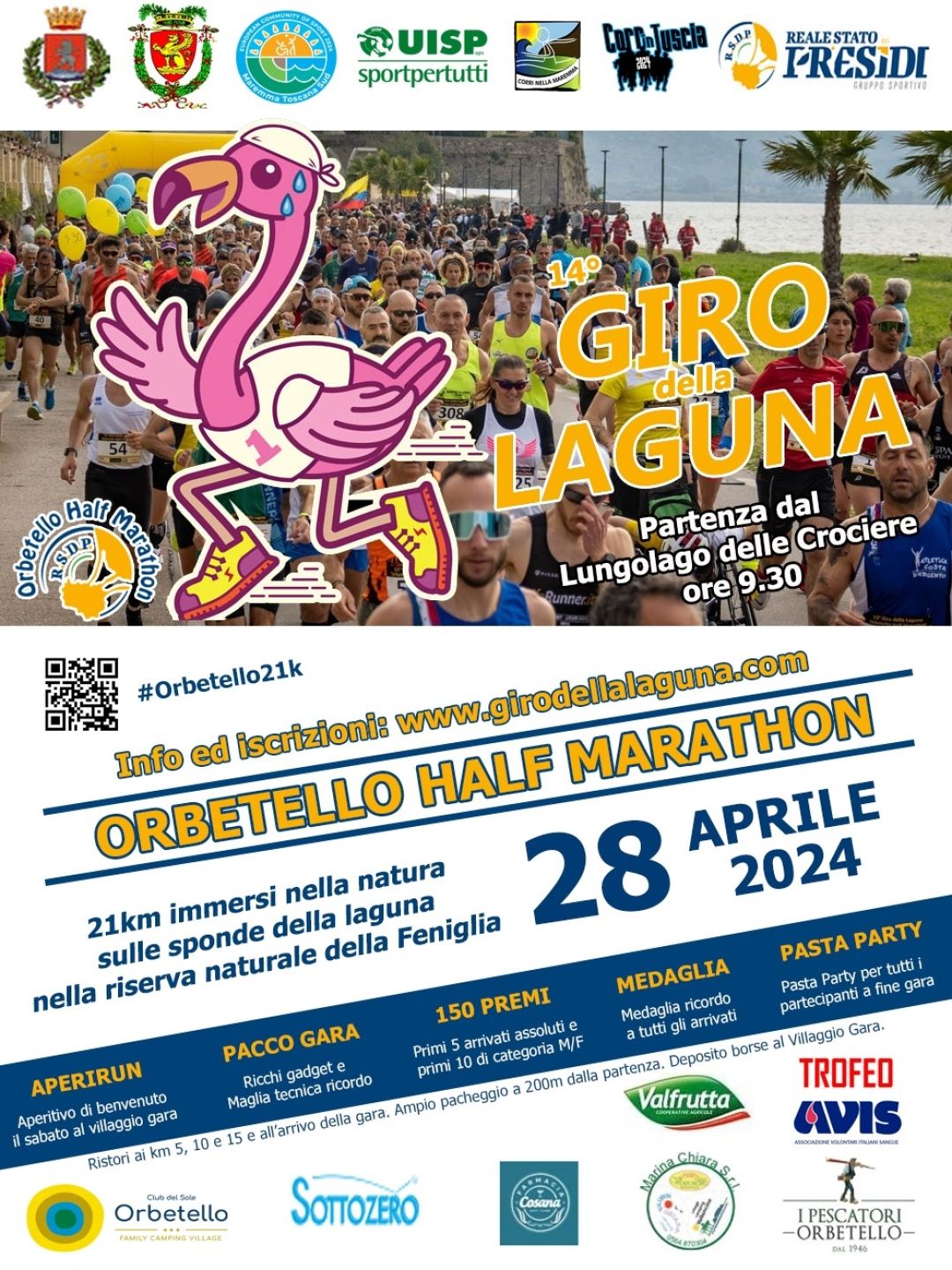 Sport. Torna il Giro della Laguna - Orbetello Half Marathon