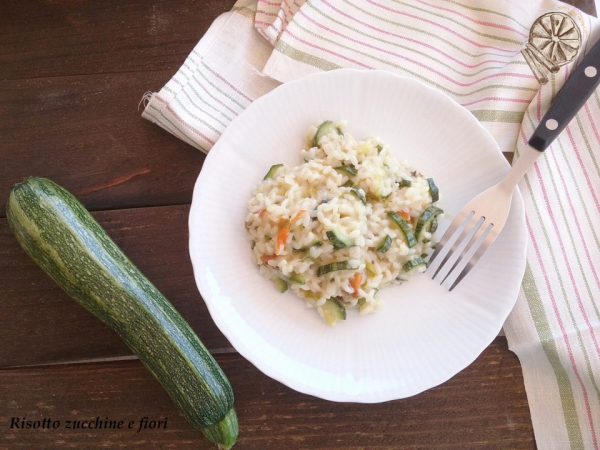 "In cucina con Giulia": risotto zucchine e fiori